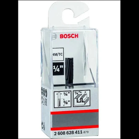Bosch Straight Router Bit 1/4 Inch for Wood - High Performance Routing Tool