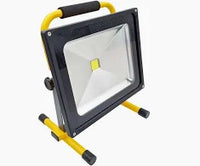 Worklight, 100 Watt LED 8200lm, Extreme Bright, Rechargeable, 2 modes,  Metal casing, rainproof, Built-in high cap battery,  mains/vehicle charger