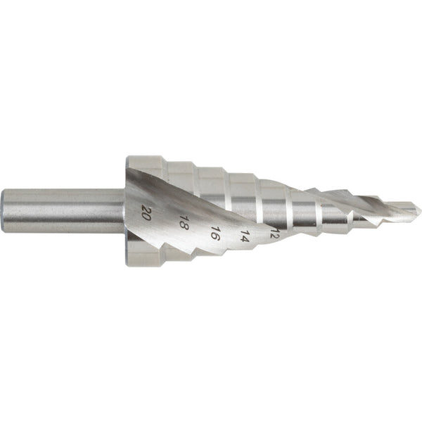 SHERWOOD 4-20mm Step Drill: Sheet Metal Hole Cutter - Sizes 4mm to 20mm