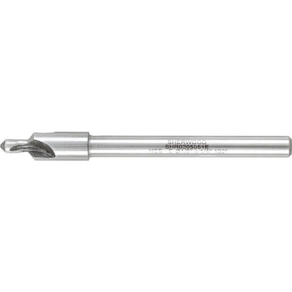Sherwood 3/16"x3/8" 120DEG HSS-COBALT 3FL PILOTED C/SINK