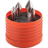 Sherwood HSS-Cobalt Countersink Set: 6-16mm, 60 Degree. Stainless Steel Countersink Tool Set