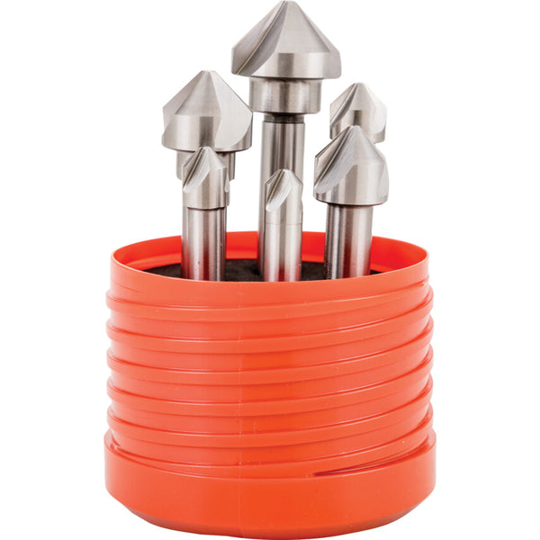 Sherwood Countersink Set 6-16mm HSS-Cobalt. Set of Countersink bits.
