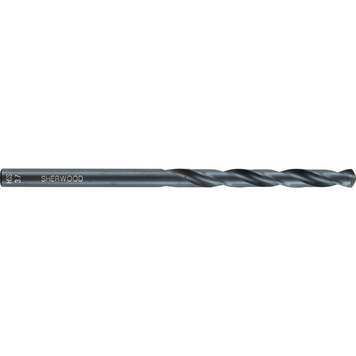 SHERWOOD 3.7mm HSS Jobber Drill Bit - High-Speed Steel Drill for Metal, Wood, and Plastic