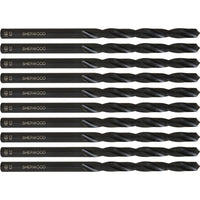 Sherwood 4.0mm HSS Jobber Drill Bits Set - High-Speed Steel Twist Drills for Metalworking & Woodworking