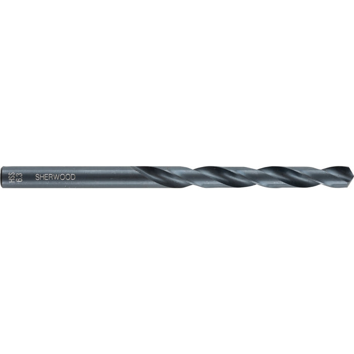 Sherwood 6.3mm HSS Drill Bit - High-Speed Steel Jobber Drill for Metal Drilling