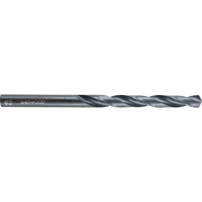 Sherwood 6.9mm HSS Drill Bit - High Speed Steel Jobber Drill for Metal & Wood - SHR0250128J