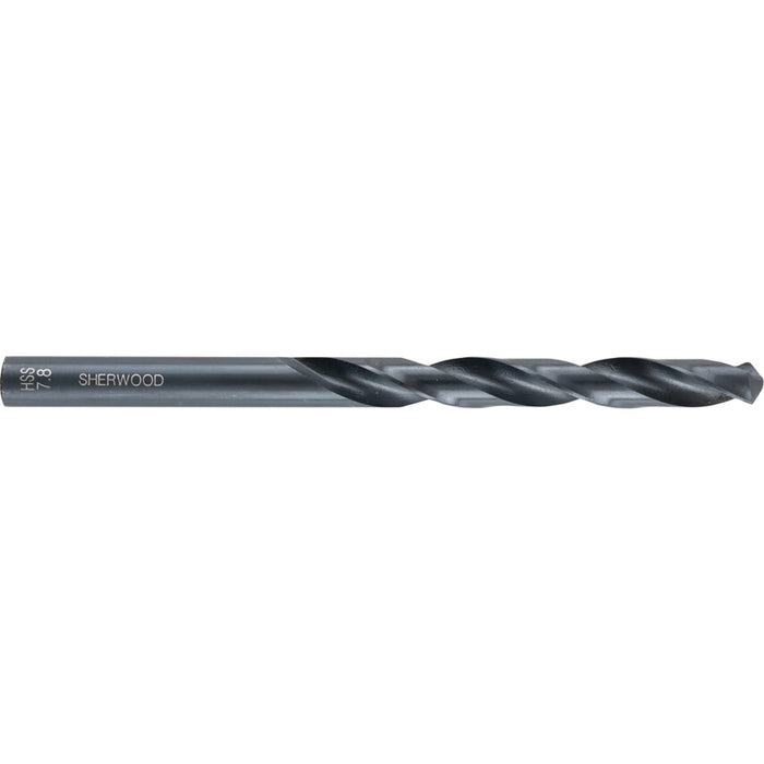 Sherwood 7.8mm HSS Jobber Drill Bit SHR0250139W | High Speed Steel Twist Drill