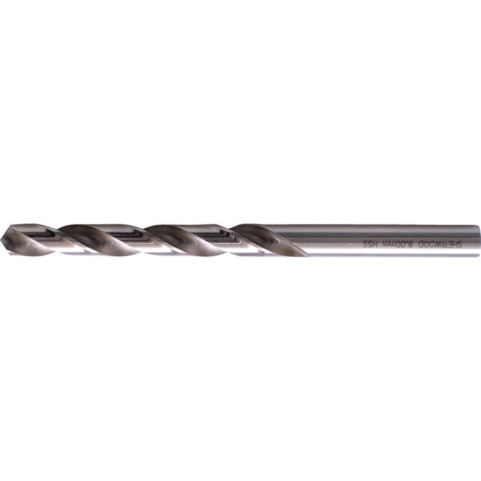 Sherwood 8mm HSS Drill Bit - High-Speed Steel Metal Drill for Precision Drilling, Sherwood 8.00mm HSS