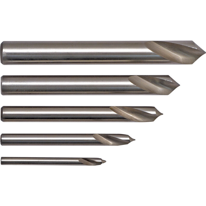 Sherwood Spotting Drill Bit Set 4-12mm, 90 Degree - Metalworking Tools