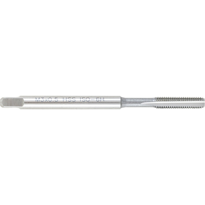 CROMWELL M3x0.5 HSS Tap - Straight Flute Plug Tap for Threading, SHR0850230C