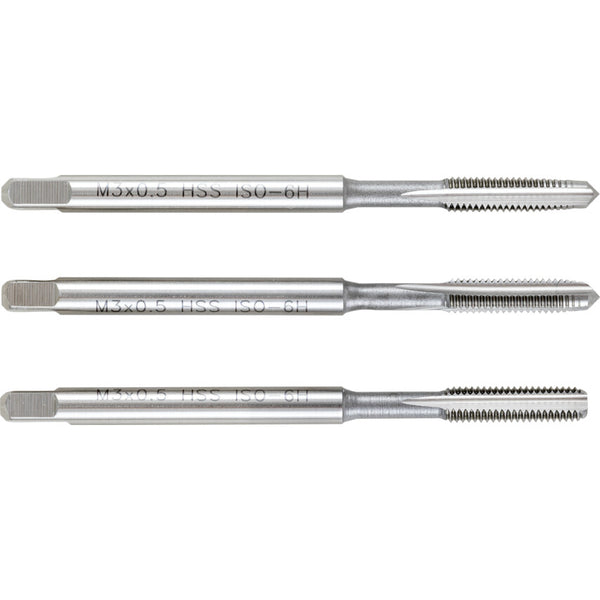 Sherwood 3.0x0.50mm HSSGT STR. FLUTE TAPSET