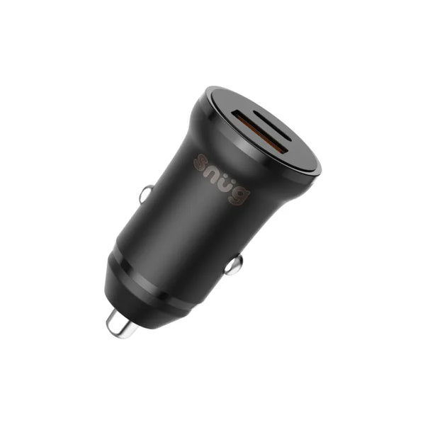 Zartek Vehicle adaptor DUAL OUTPUT, 38W, PD, USB QC 3.0  Fast Charge
