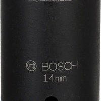 Bosch 14mm Impact Socket - Metric, Heavy Duty Socket for Mechanics, Power Tool Accessory, Durable Socket