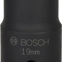 Bosch 19mm Impact Socket - Heavy-Duty Power Tool Socket for Wrenches & Drivers