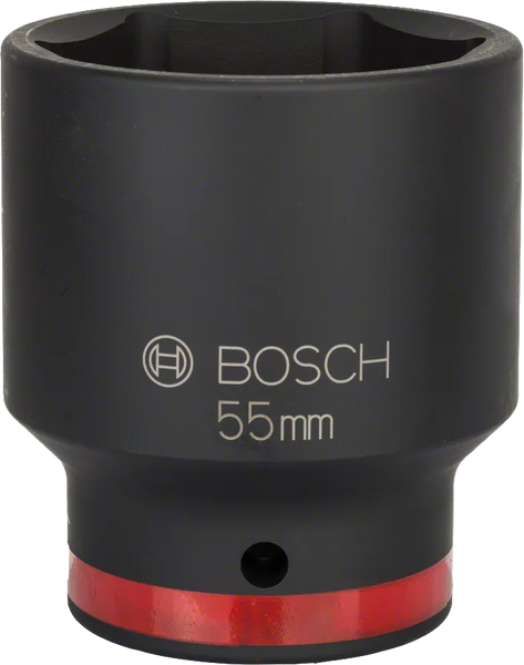 Bosch 55mm Impact Socket - 1" Drive - Heavy Duty Power Tool Socket - 1608557067 - Industrial Grade