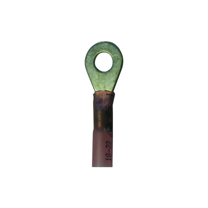 HellermannTyton : Solder Connector Ring 1-2mm 6mm Stud Red - (HTELF11614)