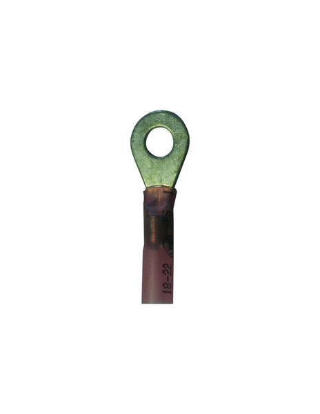 HellermannTyton : Solder Connector Ring 1-2mm 6mm Stud Red - (HTELF11614)