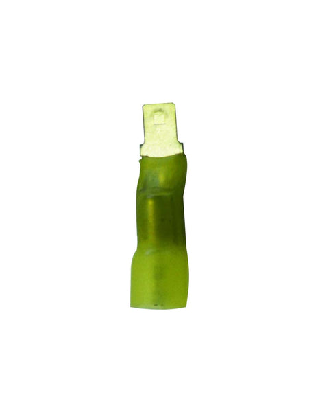 HellermannTyton : Solder Connector Spade 3-3.5mm Male 6.3mm Yellow - (HTELF610MPK)