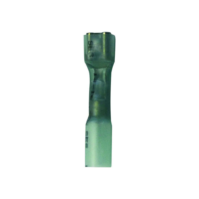 HellermannTyton Blue Female Spade Solder Connector 1.5-3mm, Fully Insulated 6.3mm Terminal