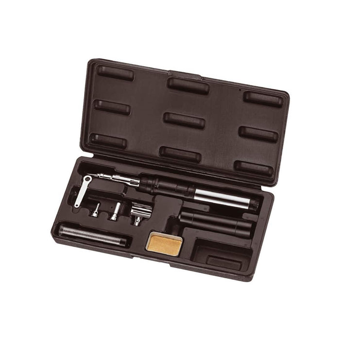 HellermannTyton Gas Soldering Iron Kit 20-130W - Portable Soldering Set with Attachments in Case for Electronics & DIY Projects