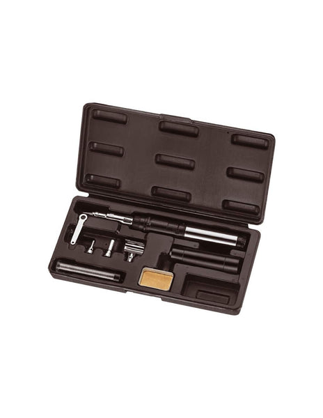 HellermannTyton Gas Soldering Iron Kit 20-130W - Portable Soldering Set with Attachments in Case for Electronics & DIY Projects