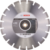 Bosch Asphalt Diamond Disc 350mm: Cutting Blade, Segmented. For Asphalt Cutting.