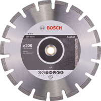 Bosch 300mm Diamond Blade - Asphalt Cutting Disc for Concrete - Segmented Rim