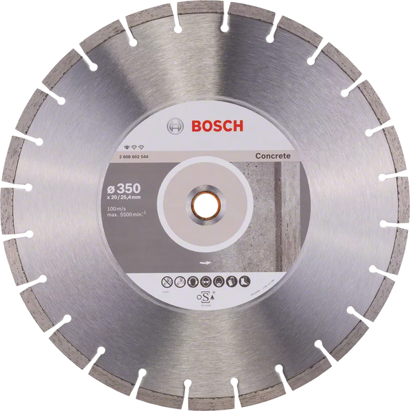 Bosch: Diamond discs  - Standard for Concrete 305 x 20/25,40 x 2,8 x 10 segemented -  SKU: 2608602544