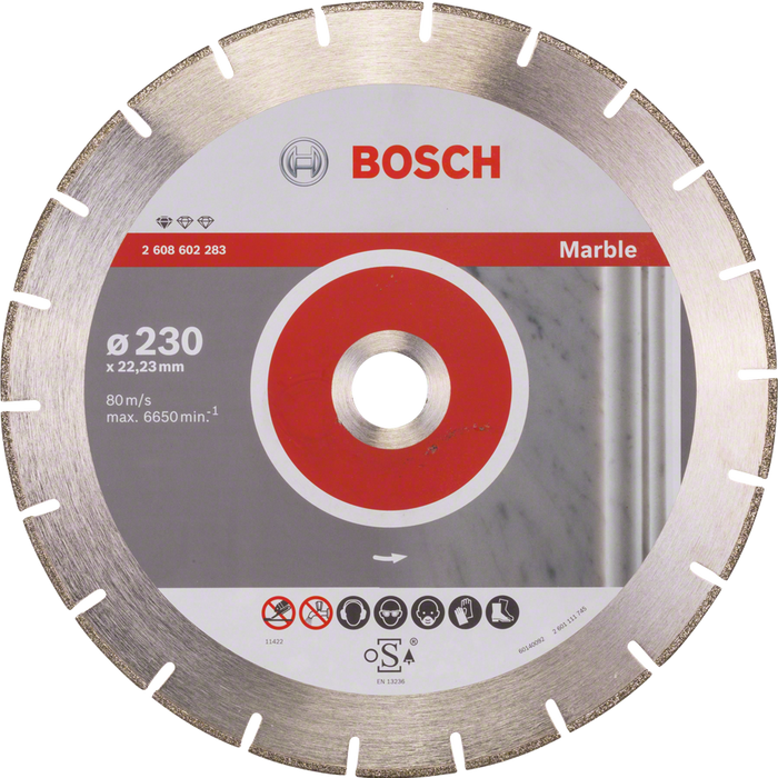 Bosch 230mm Diamond Disc - Marble Cutting Blade | 2608602283
