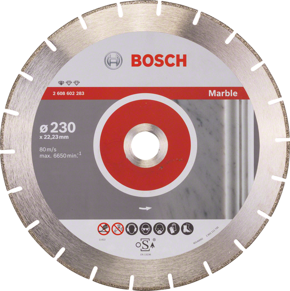 Bosch 230mm Diamond Disc - Marble Cutting Blade | 2608602283