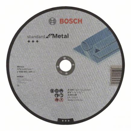 Bosch 230mm Metal Cutting Disc A30S BF - Abrasive Wheel for Metal