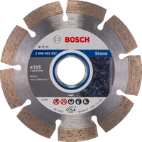 Bosch Diamond Blade 115mm for Stone Cutting | Segmented Disc