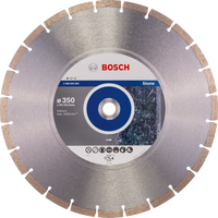 Bosch 350mm Diamond Blade: Stone Cutting - Segmented Disc for Concrete, Brick & Masonry