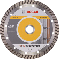 BOSCH 180mm Diamond Blade - Universal Concrete & Stone Cutting Disc - Turbo Segmented Wheel