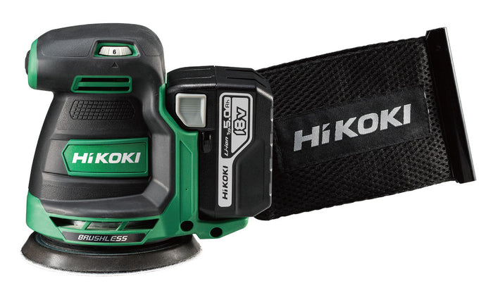 HIKOKI Cordless Random Orbital Sander SV1813DA - Brushless Power, 18V. View the SV1813DAW2Z at chavda.com!