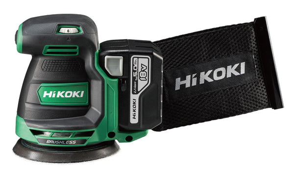 HIKOKI Cordless Random Orbital Sander SV1813DA - Brushless Power, 18V. View the SV1813DAW2Z at chavda.com!