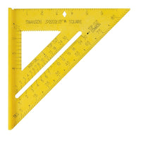 Swanson Speed Square: Yellow Aluminum Carpentry Tool for Rafter & Angle Measurement