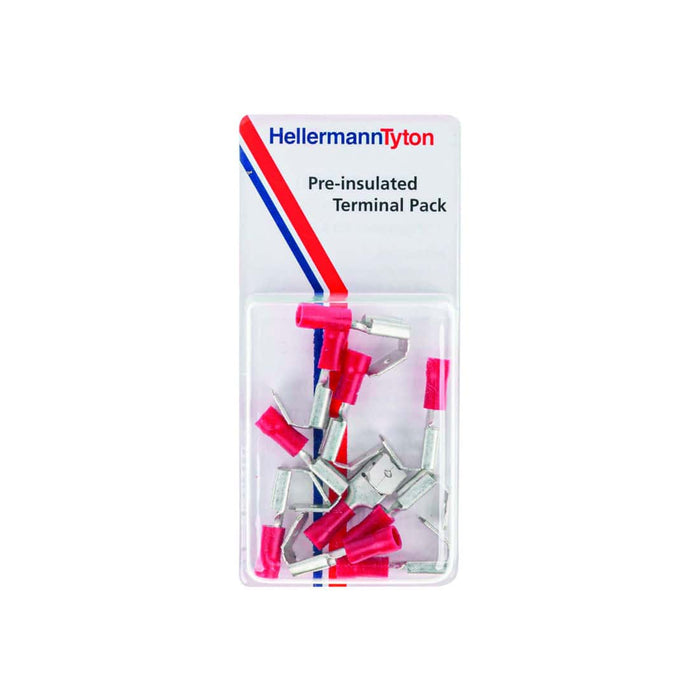HellermannTyton Terminal Pre-Insulated Pack PRPK22 - Electrical Connectors, Wire Terminals