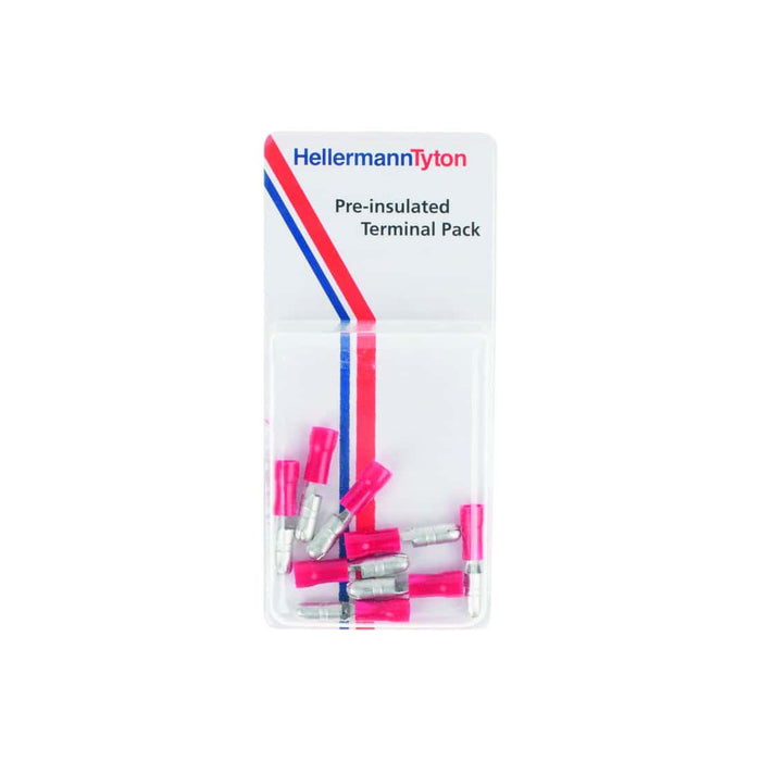 HELLERMANNTYTON Terminal Pre-Pack: Pre-Insulated Terminals, PRPK24 - Chavda.com
