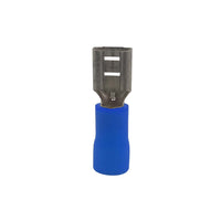 HellermannTyton Terminal Pre-Pack 2DF4 10 - Insulated Blue Wire Connector