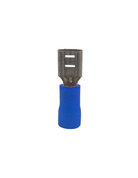HellermannTyton Terminal Pre-Pack 2DF4 10 - Insulated Blue Wire Connector