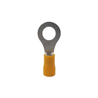 HellermannTyton Ring Terminal, Yellow Insulated Electrical Connector, PRPK9 - chavda.com