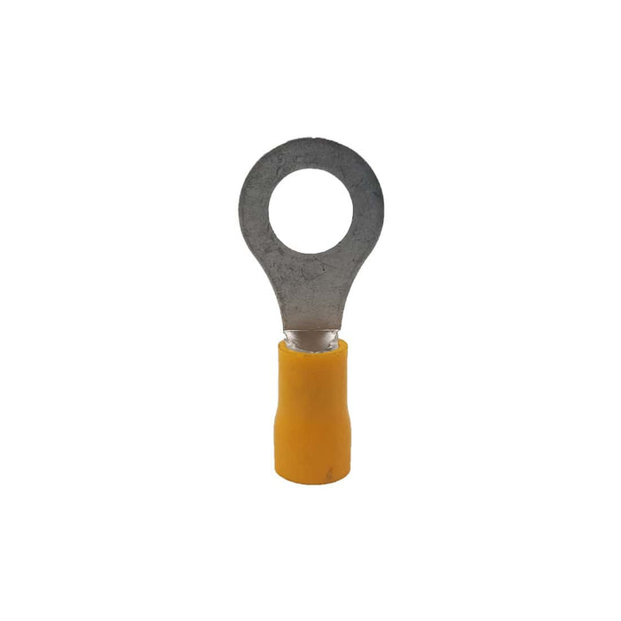 HellermannTyton Terminal Lug - Yellow Insulated Ring Terminal - PRPK8 - chavda.com