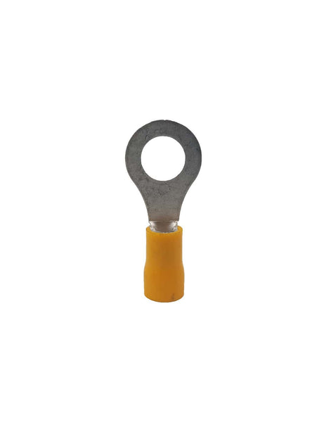 HellermannTyton Terminal Lug - Yellow Insulated Ring Terminal - PRPK8 - chavda.com