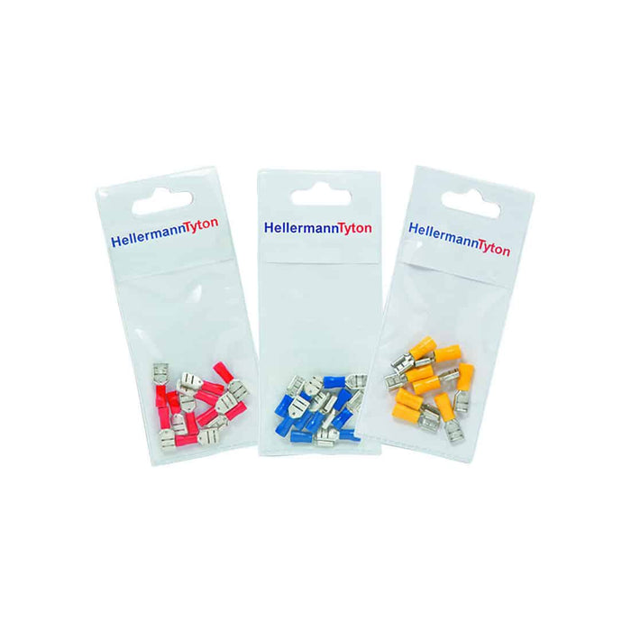 HellermannTyton Terminal Pre-Pack Assorted (PRPK29): Electrical Wire Connectors & Crimping Tool Set - Chavda.com