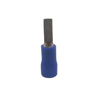 HellermannTyton Blue Pre-Insulated Flat Blade Terminal Connector for Electrical Wiring