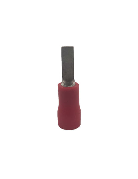HellermannTyton Preinsulated Red Flat Blade Terminal 10x2.3mm