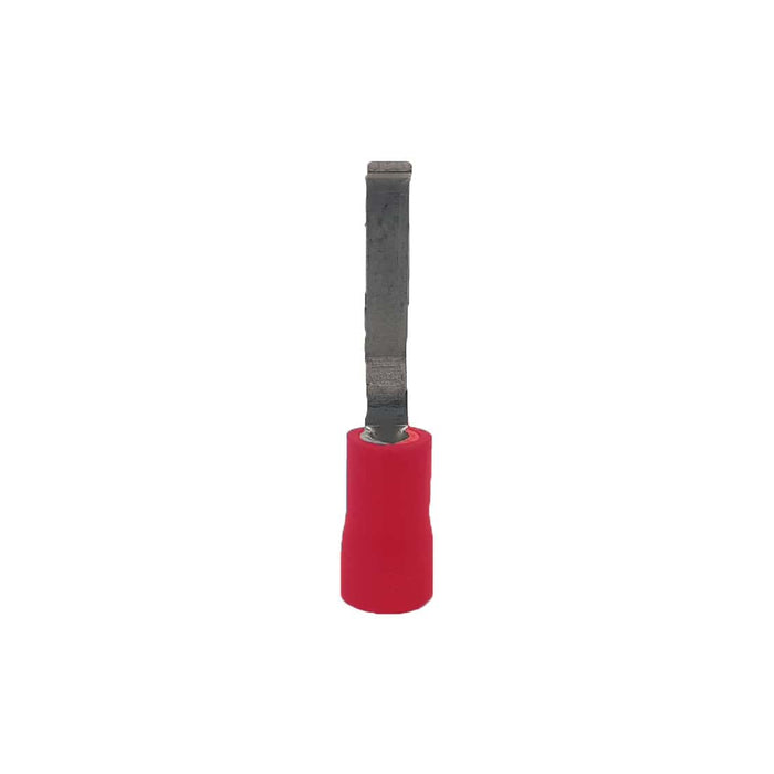 HellermannTyton Pre-Insulated Terminal, Red Hook Blade Connector, 16.8x3mm - Electrical Wire Connector