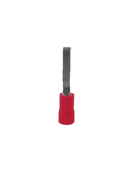 HellermannTyton Pre-Insulated Terminal, Red Hook Blade Connector, 16.8x3mm - Electrical Wire Connector