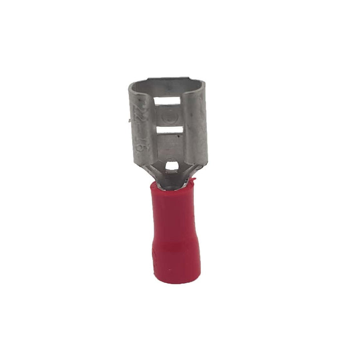 HELLERMANNTYTON Red Piggy-Back Terminal - 6.35mm Preinsulated Electrical Connector from chavda.com